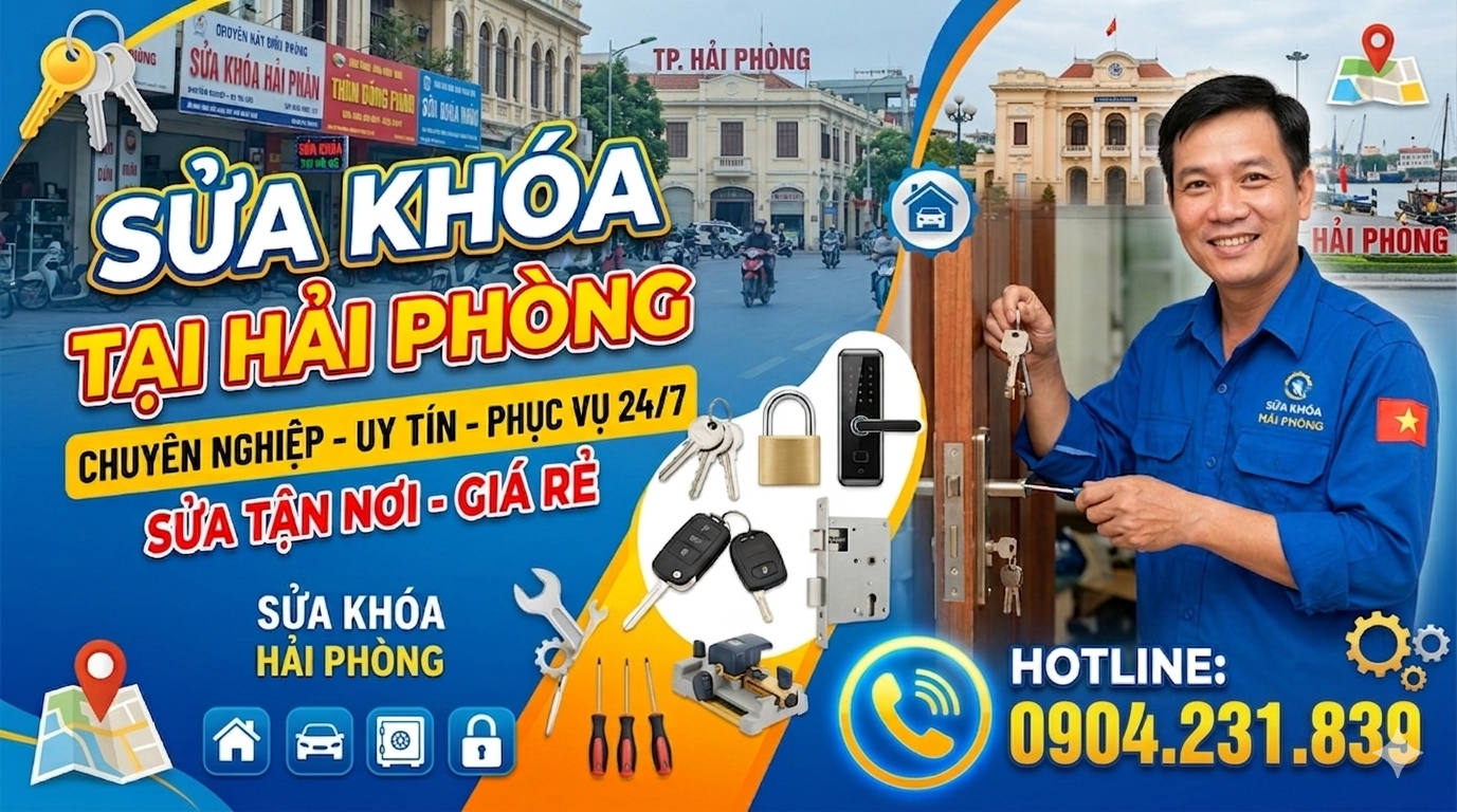 Đội ngũ thợ khóa Đồ Sơn chuyên nghiệp túc trực 24/7