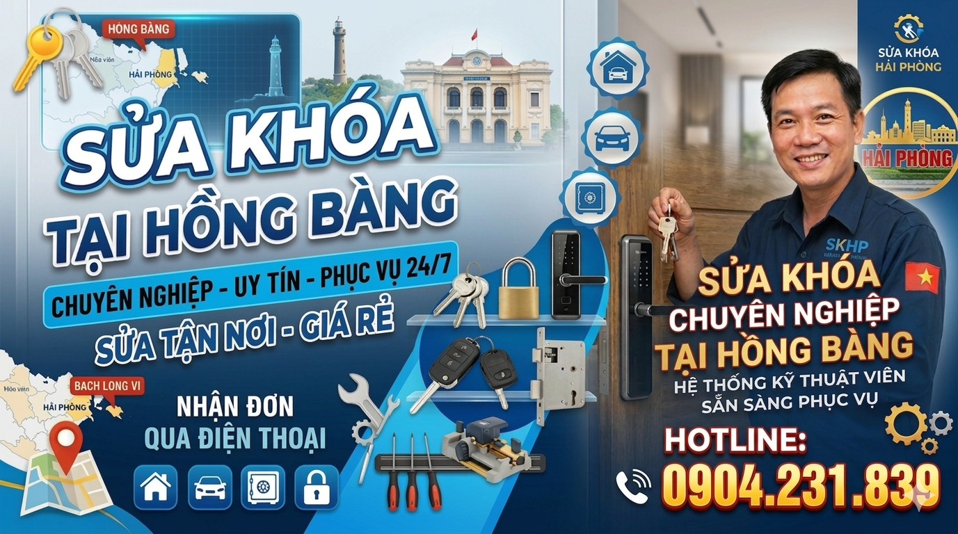 Tại sao chọn thợ sửa khóa Hải Phòng uy tín