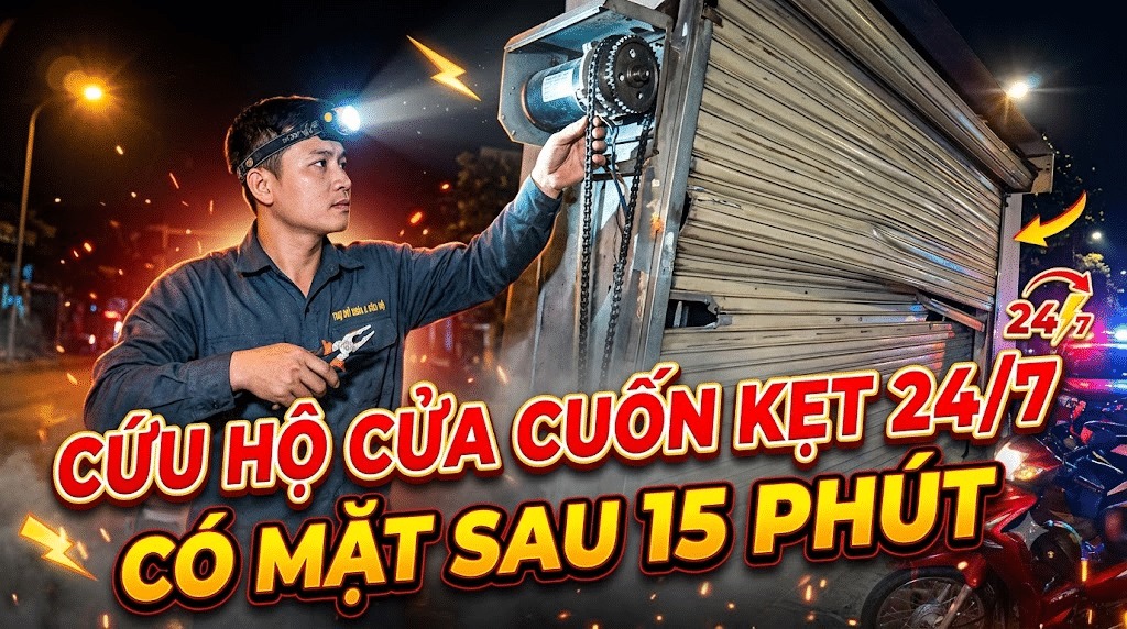 Sửa Khóa Cửa Cuốn, Làm Remote Cửa Cuốn Tận Nơi Tại Hải Phòng