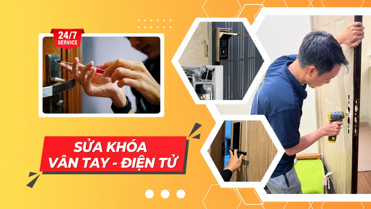 Sửa Khóa Điện Tử, Khóa Vân Tay Thông Minh Tại Hải Phòng